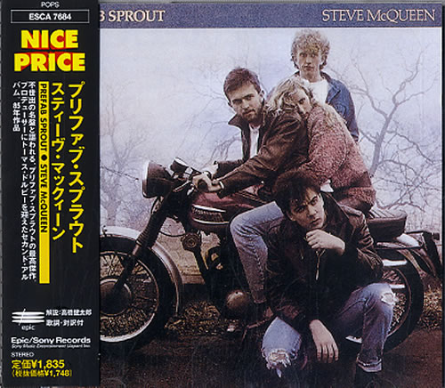 【レア】　プリファブ・スプラウト　スティーヴ・マックィーン　1985年 ポスター レア】 プリファブ・スプラウト スティーヴ・マックィーン 1985
